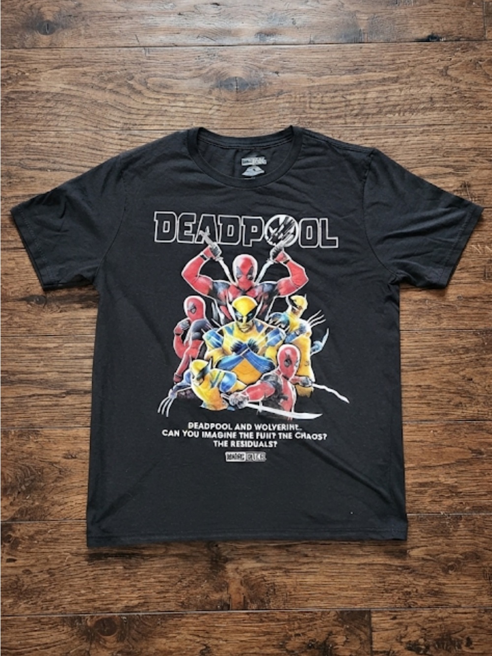 Deadpool and Wolverine Design Marvel Shirt Men’s Size 2X